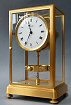 High model Atmos clock, gilt case, J. L. Reutter, no 447, France ca. 1930.